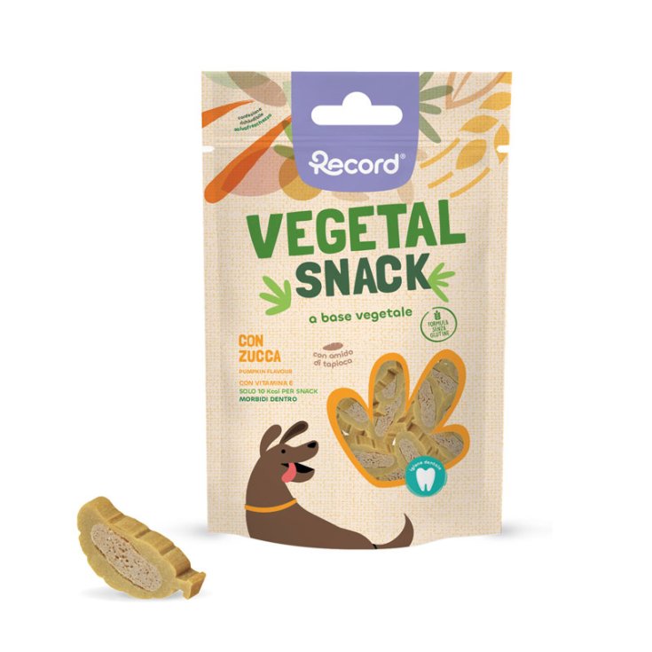 RECORD SNACK VEGETAL PARA PERROS 75 G CALABAZA